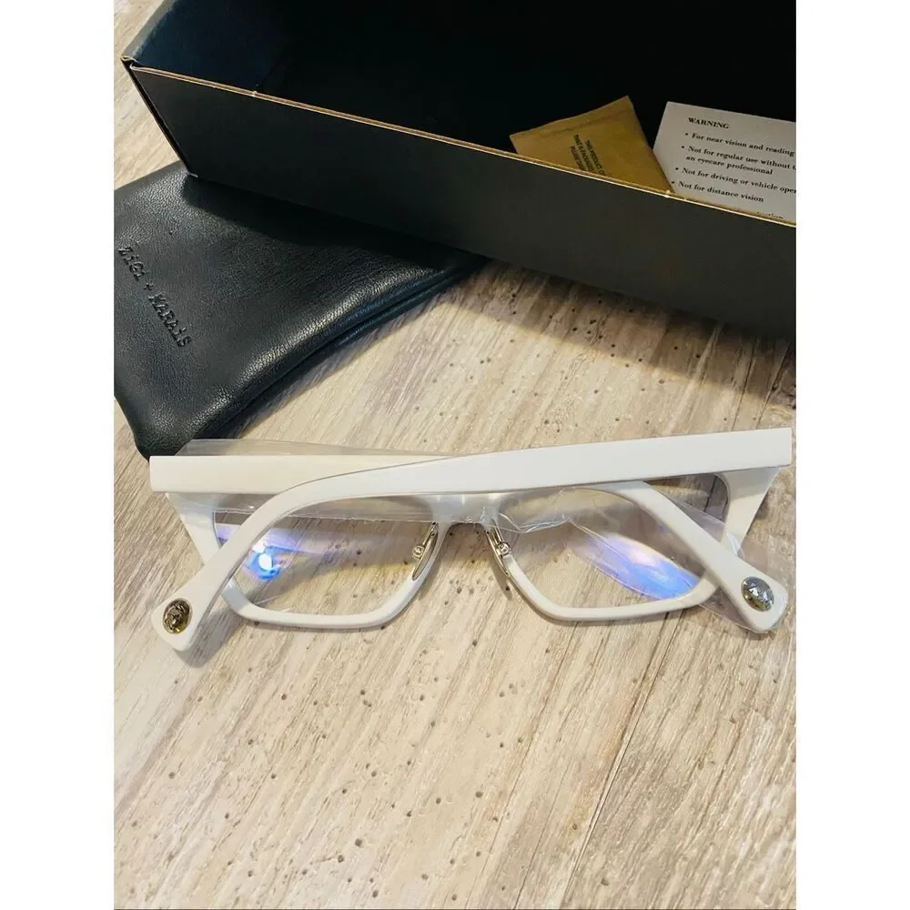 Zigi + Marais Retro Edit Modern Marilyn Blue Light Eye Glasses